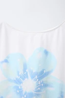 FLOWER PRINT TANK TOP