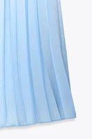 PLEATED MIDI SKIRT