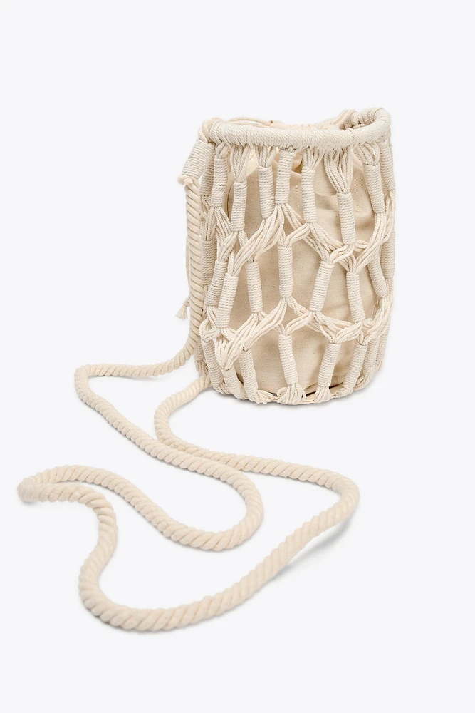 MACRAMÉ CROSSBODY BAG X FANGLU LIN
