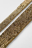 BEADED FOULARD SCARF KATE MOSS X ZARA