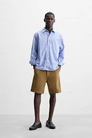 BERMUDA REGULAR FIT TEXTURÉ