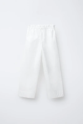 POPLIN PANTS