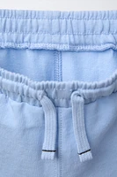 TEXT T-SHIRT AND BERMUDA JOGGING SET