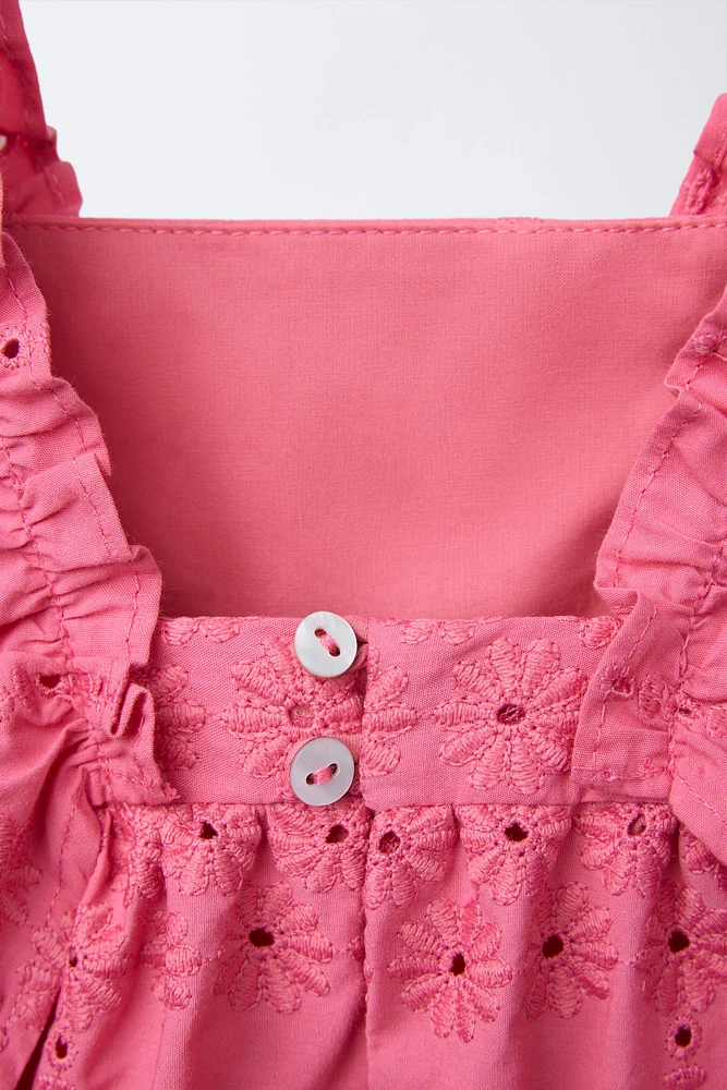 ROBE FLEURS BRODÉES
