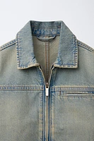 DISTRESSED DENIM JACKET