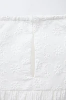 BARBOTEUSE TEXTURÉE BRODERIE SUISSE