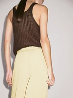 Suit trousers with dart detail
