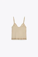 EMBROIDERED TOP