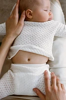 OPEN KNIT PANTS