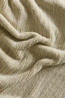 STRIPED TEXTURED BATH TOWEL