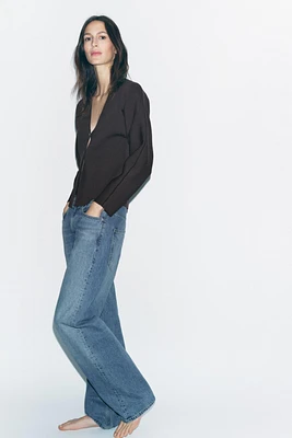 KNIT WRAP TOP