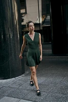 CREPE MINI DRESS