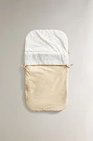 FLORAL CARRYCOT BABY WRAP