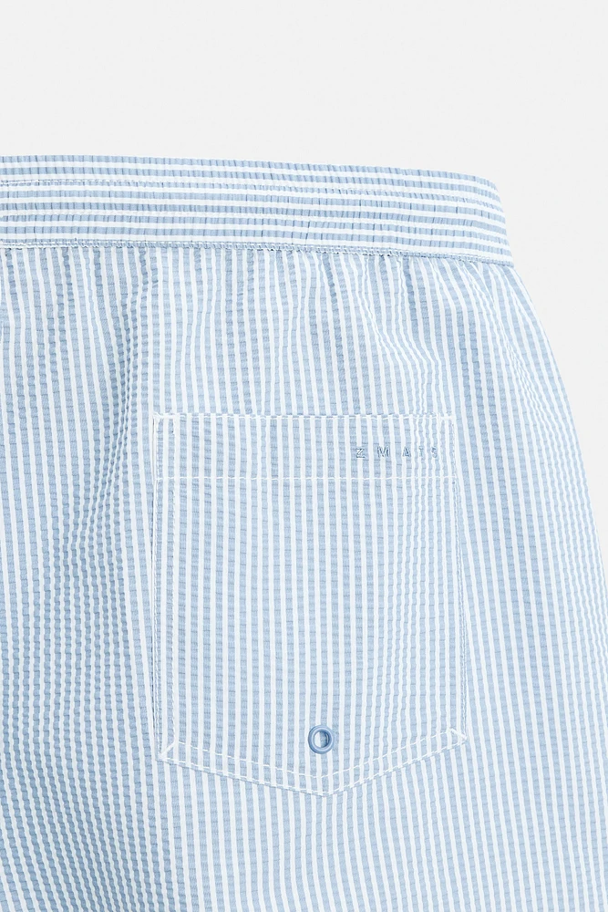 MAILLOT DE BAIN COURT SEERSUCKER