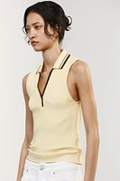 RIBBED POLO