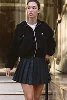 RUBBERIZED HOODED JACKET