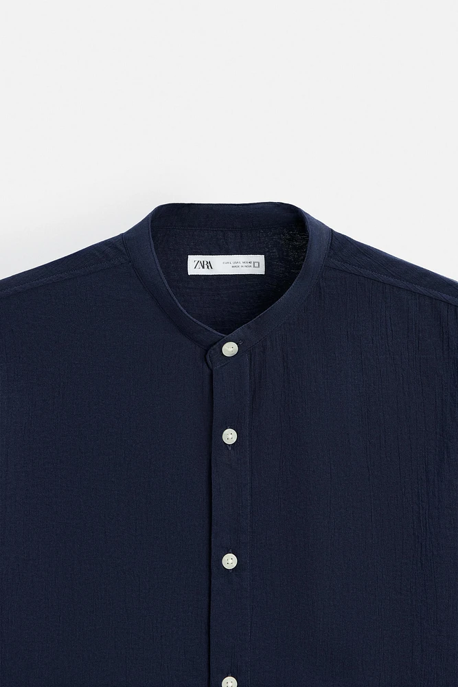 WRINKLED LOOK SHIRT