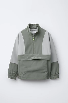 TECHNICAL SWEATSHIRT WITH ZIPPER