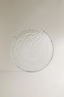 TEXTURED ACRYLIC DINNER PLATE