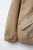 CANVAS HOODED JACKET