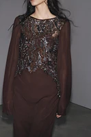 EMBROIDERED DRESS ZW COLLECTION