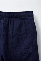 TEXTURED SHORTS