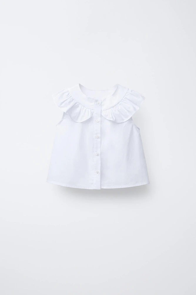CHEMISE À VOLANTS
