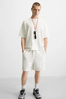 BERMUDA DE JOGGING DÉLAVÉ RELAXED FIT