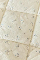 CHILDREN'S FLORAL PRINT QUILT