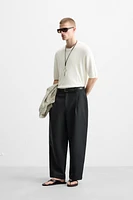 TEXTURED KNIT T-SHIRT