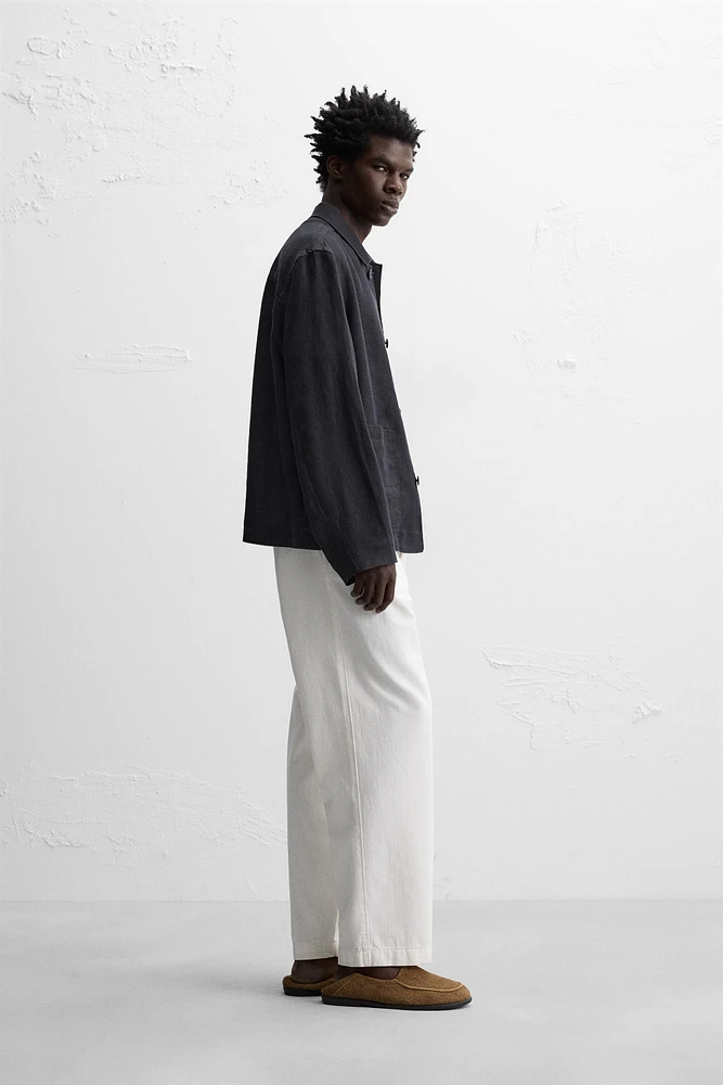 BLOUSON 100 % LIN