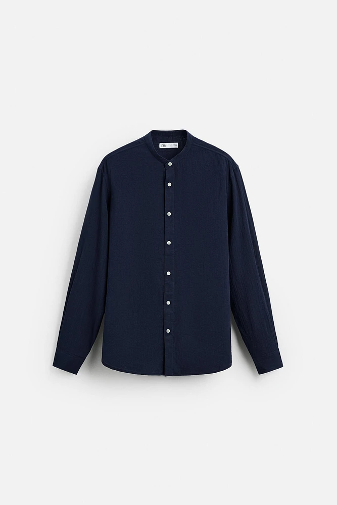 WRINKLED LOOK SHIRT