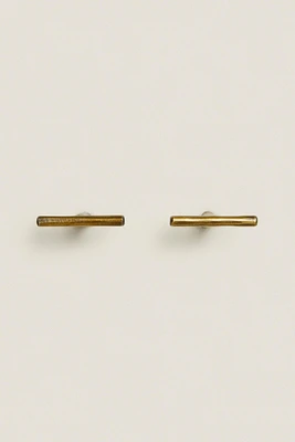 LOT BOUTONS DE PORTE MÉTALLIQUES DORÉS (LOT DE 2)