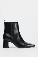 POINTED TOE HEELED ANKLE BOOTS