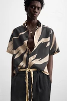 LEAF PRINT SHIRT