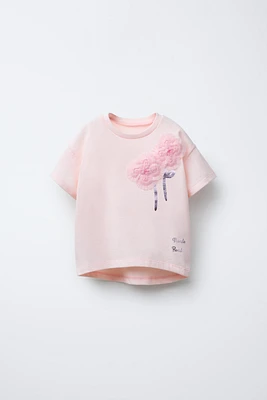 TULLE APPLIQUÉ T-SHIRT