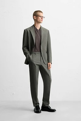 HOUNDSTOOTH SUIT PANTS