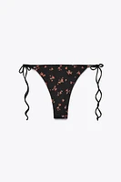 FLORAL PRINT BIKINI BOTTOMS