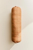 STRIPED CYLINDRICAL CUSHION