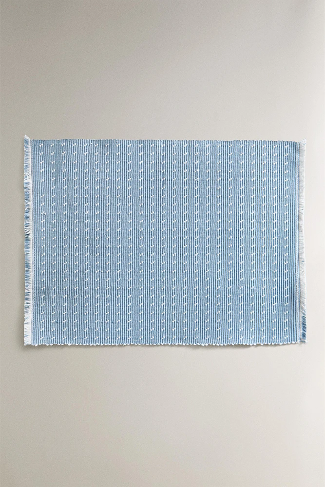 RIBBED DOTTED PLACEMAT