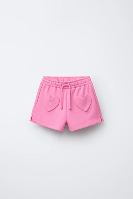 HEART POCKET INTERLOCK SHORTS