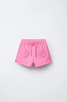 HEART POCKET INTERLOCK SHORTS