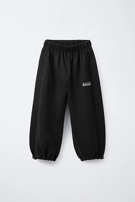 EMBROIDERED JOGGER PANTS