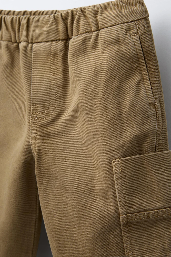 TWILL CARGO PANTS