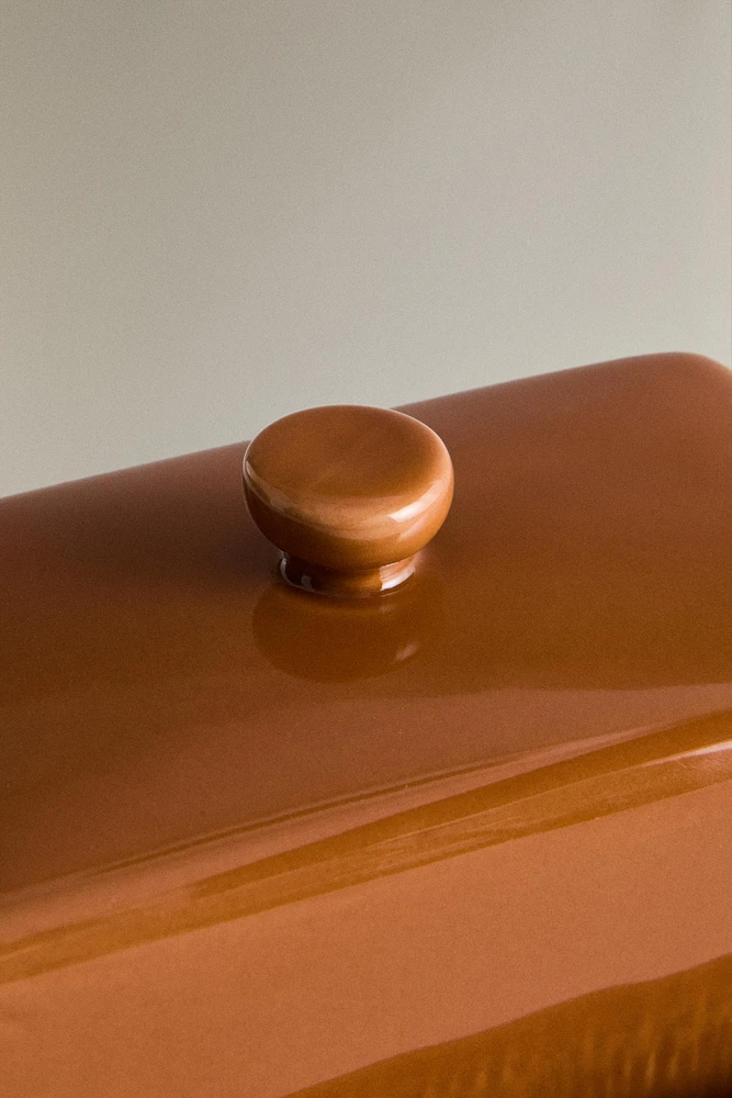 BEURRIER GRÈS CARAMEL