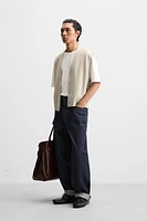 RIBBON KNIT VEST