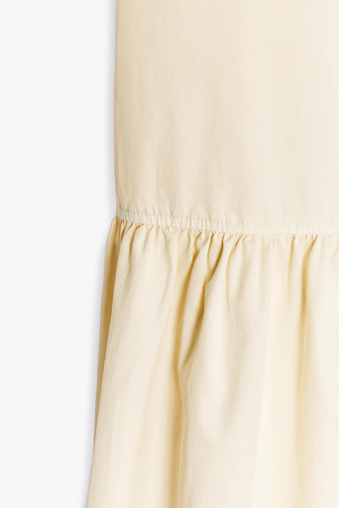 RUCHED MIDI DRESS
