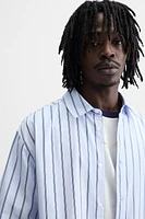 STRIPED SHIRT WITH EMBROIDERY
