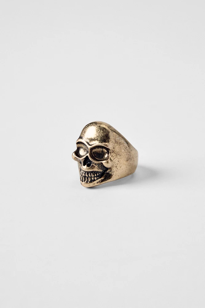2-PACK OF SKULL-HEWN RINGS KATE MOSS X ZARA