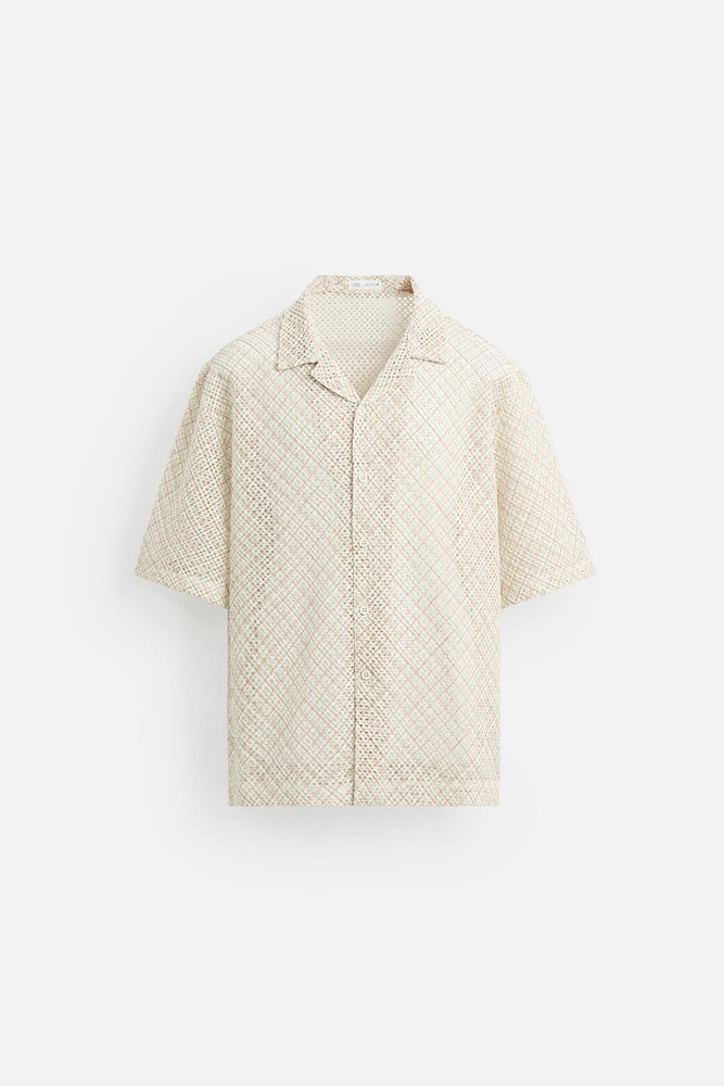 TEXTURED WEAVE SHIRT